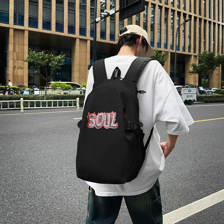 Stylische Grafikdruck Rucksack Karnz