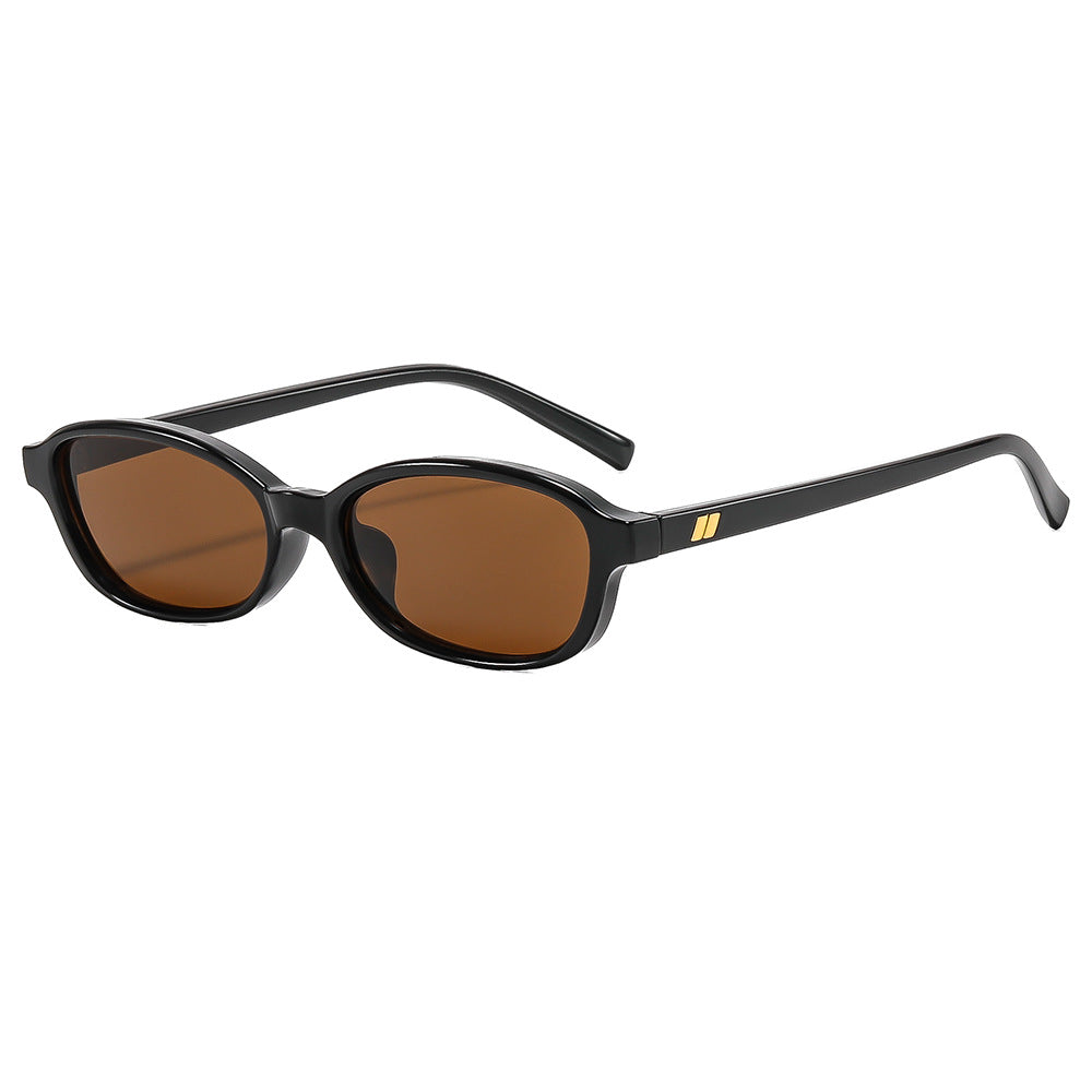 Damen modische Sonnenbrille im stilvollen Ovaldesign mit UV-Schutz Karnz