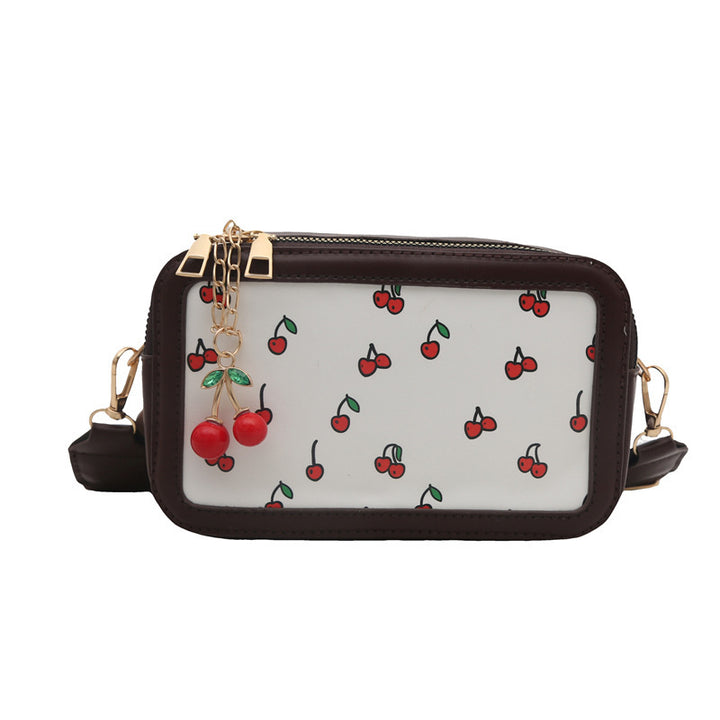 Fun Kirschenmotiv Umhängetasche Karnz