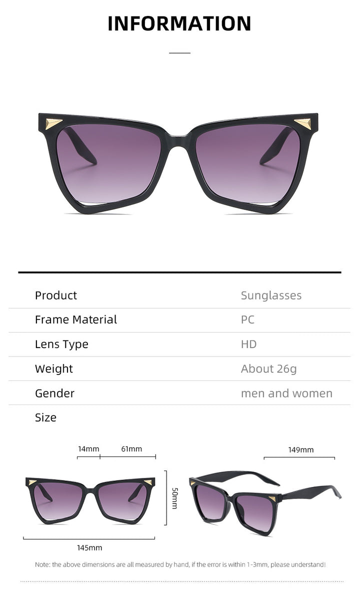Damen Modische Sonnenbrille im Leopardenmuster Karnz