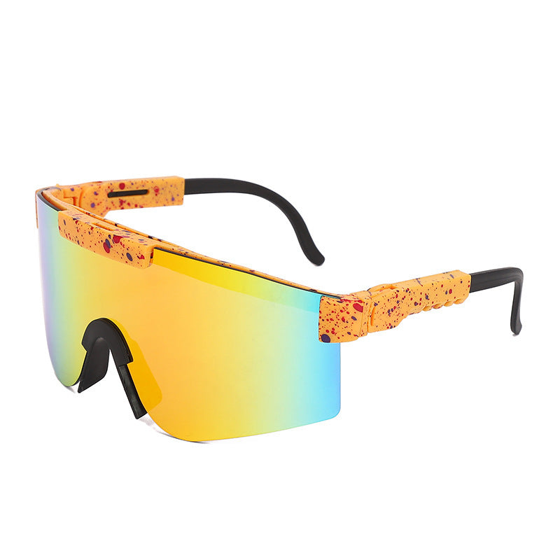 Damen Sportliche Statement-Sonnenbrille im modernen Design Karnz