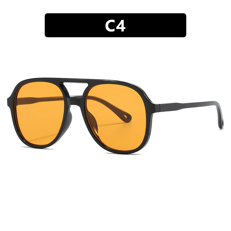 Damen modische Sonnenbrille mit außergewöhnlichem quadratischem Rahmen Karnz