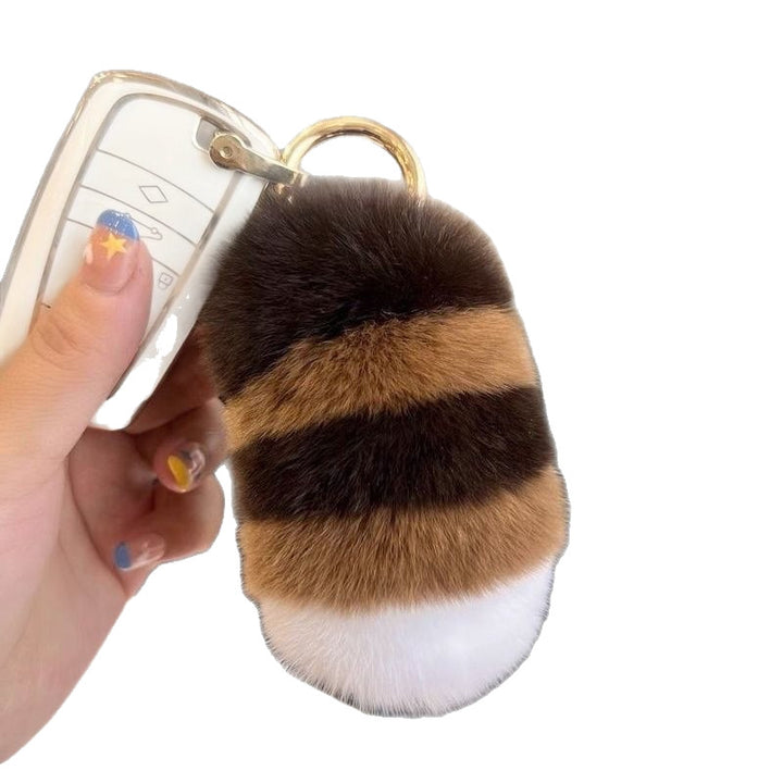 Faux Fur Schlüsselanhänger Zubehör Karnz