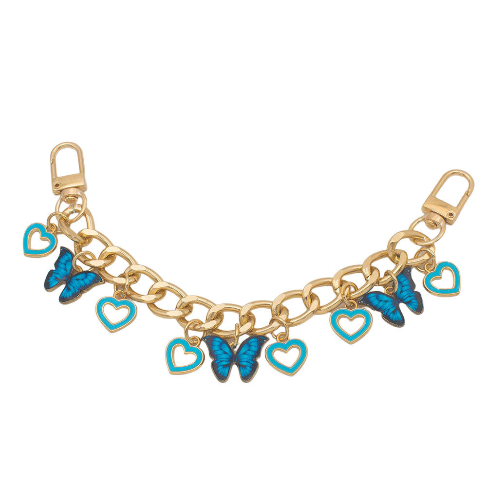 Verspieltes florales Charm-Armband Karnz