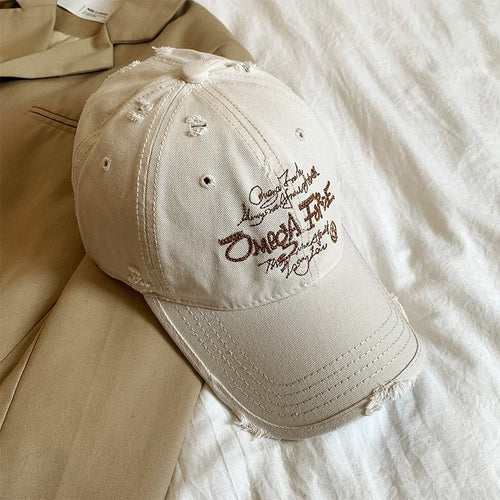 Vintage Verwaschenes Baumwoll-Baseballcap