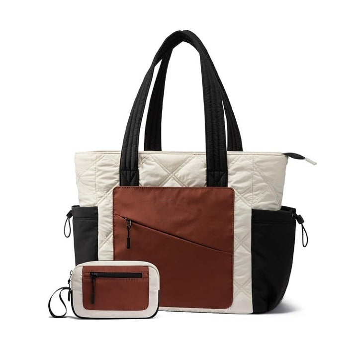 Stilvolle und Funktionale Tragetasche mit Separater Kosmetiktasche Karnz