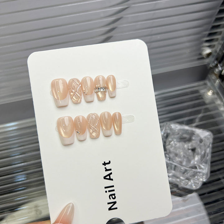 Elegantes Press-On Nail Art Set 1790734249