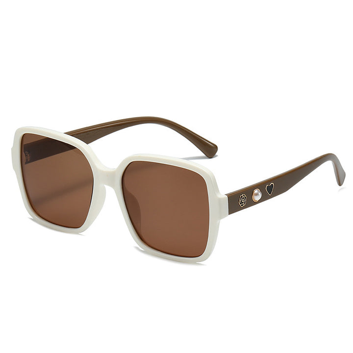 Elegante Übergroße Quadratische Fassung Brille Karnz