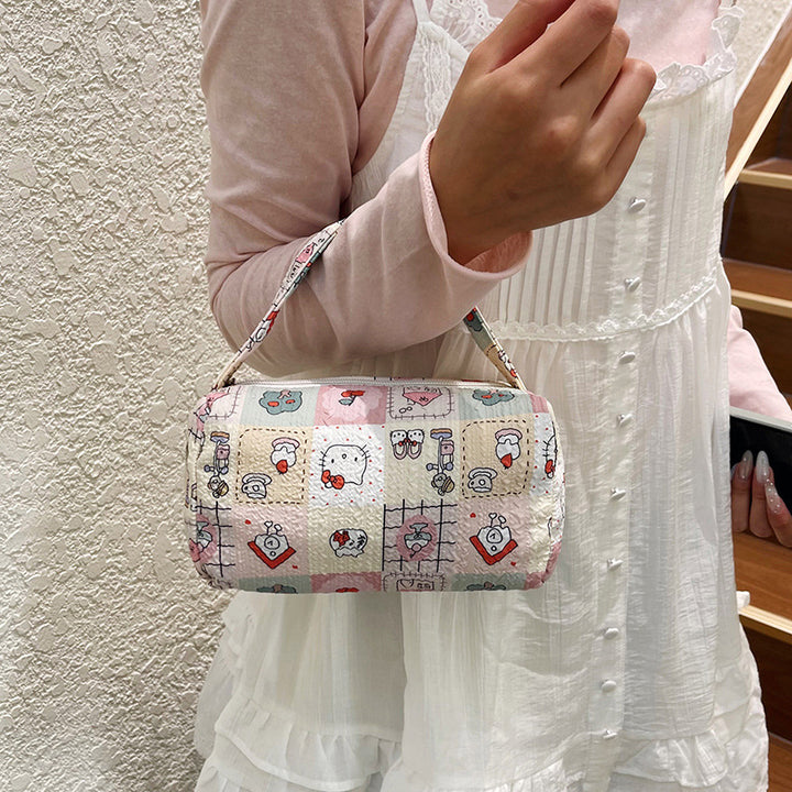 WoCharming Gepolsterte Reise Kosmetiktasche Karnz