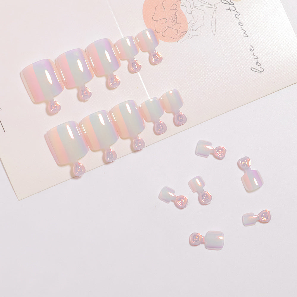 Premium Glänzendes Nagelkunst Pediküre Set Karnz