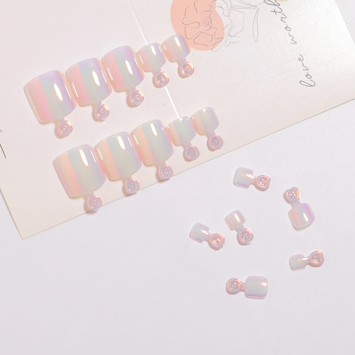 Premium Glänzendes Nagelkunst Pediküre Set Karnz