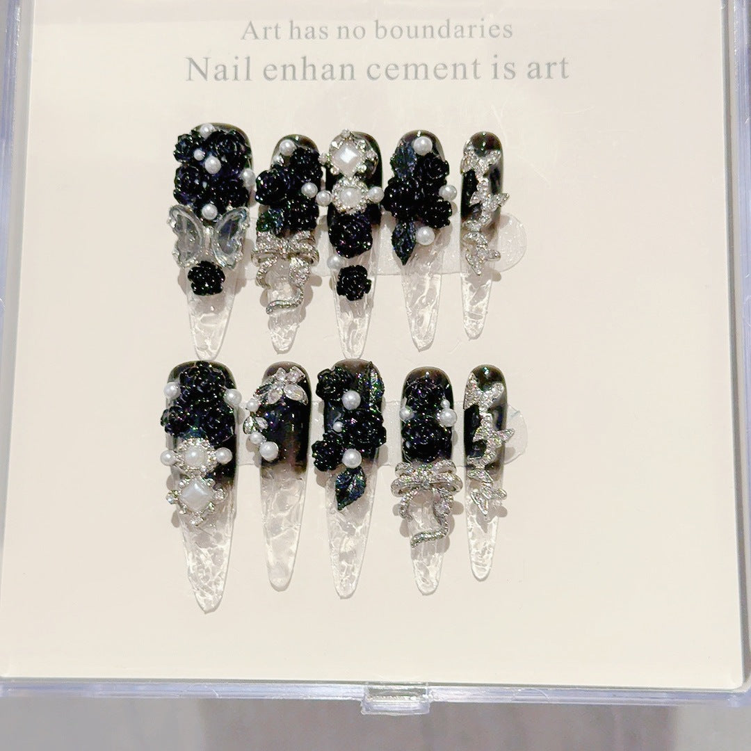 Dekoratives Acryl-Nagelset