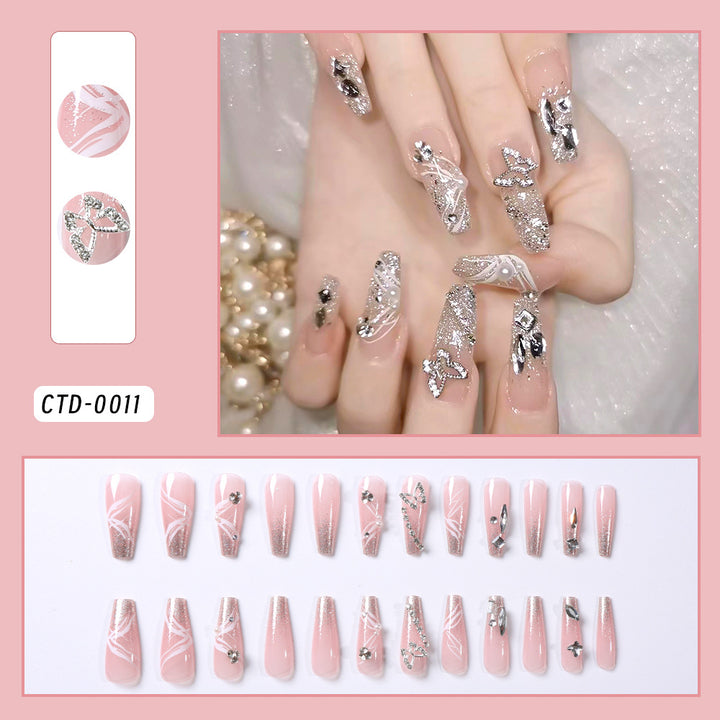Dekorative Glitzernde Nagelkunst Tipps
