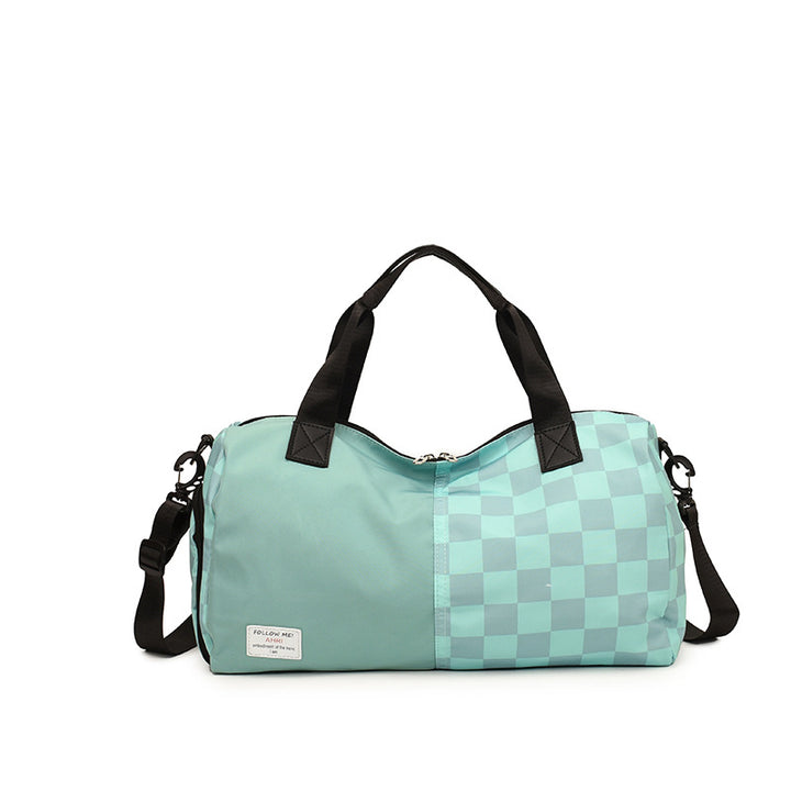 Karierter Muster langlebige Reise-Duffel