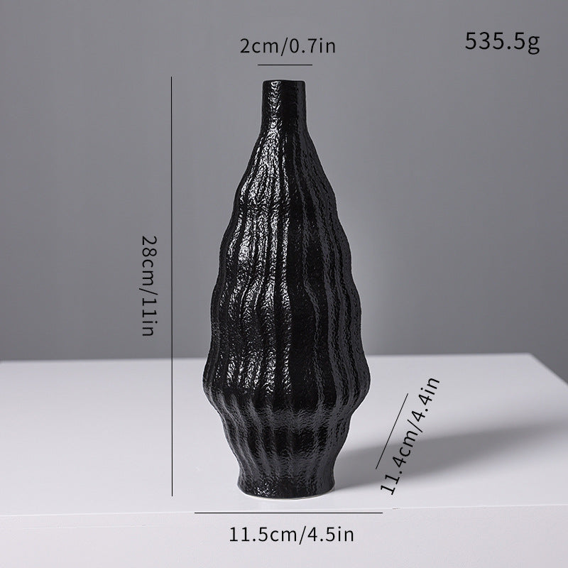 Strukturierte Keramische Dekorative Vase