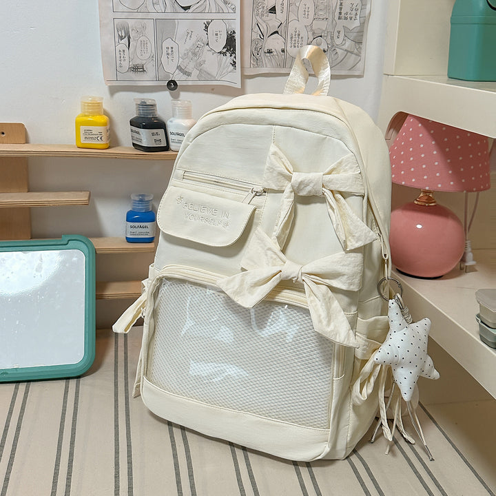 Stylischer mit Schleifen verzierten Rucksack Karnz 1791205748