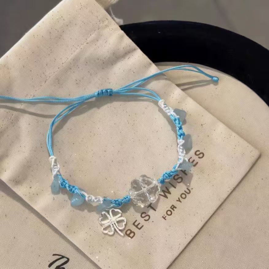 Verstellbares Kristall Charm Armband Karnz
