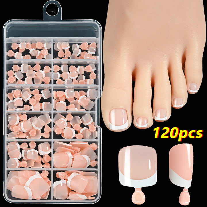 French Tip Gel Fußnagel Set Karnz