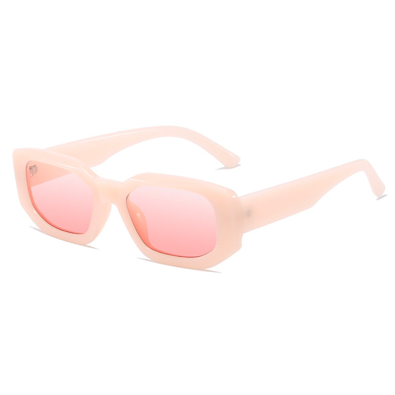 Damen modische quadratische Sonnenbrille mit unverwechselbarem Rahmen Karnz