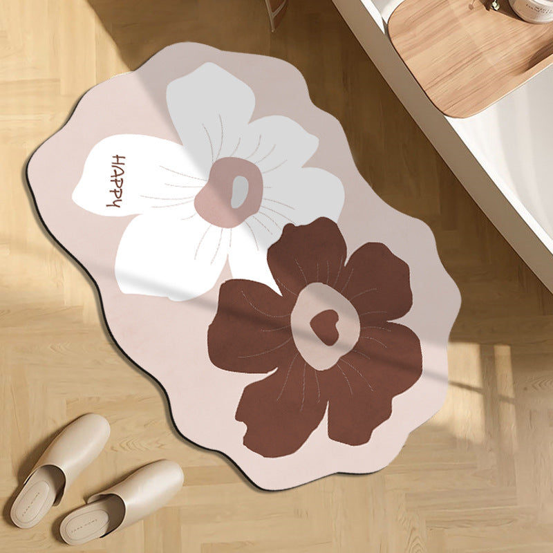 Spaß Blumenmuster Indoor Matte