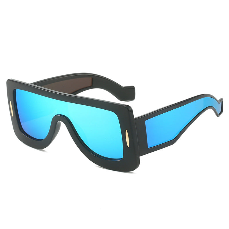 Damen futuristische Oversized Sonnenbrille Karnz