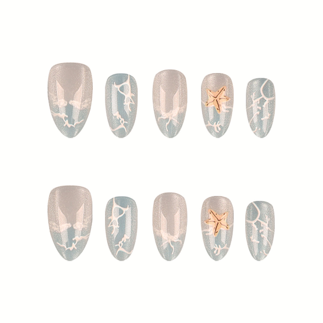 Elegante Press-On Nagelspitzen Set