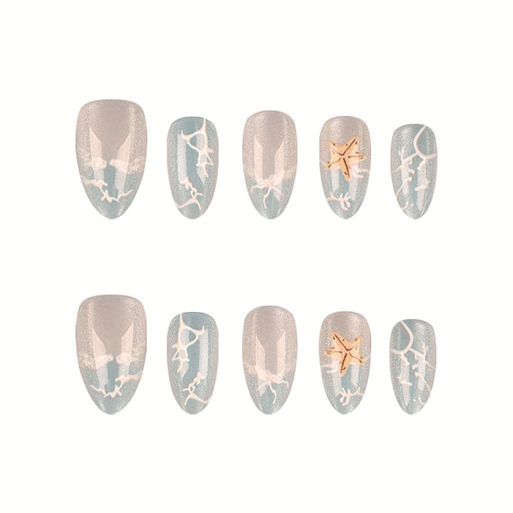 Elegante Press-On Nagelspitzen Set