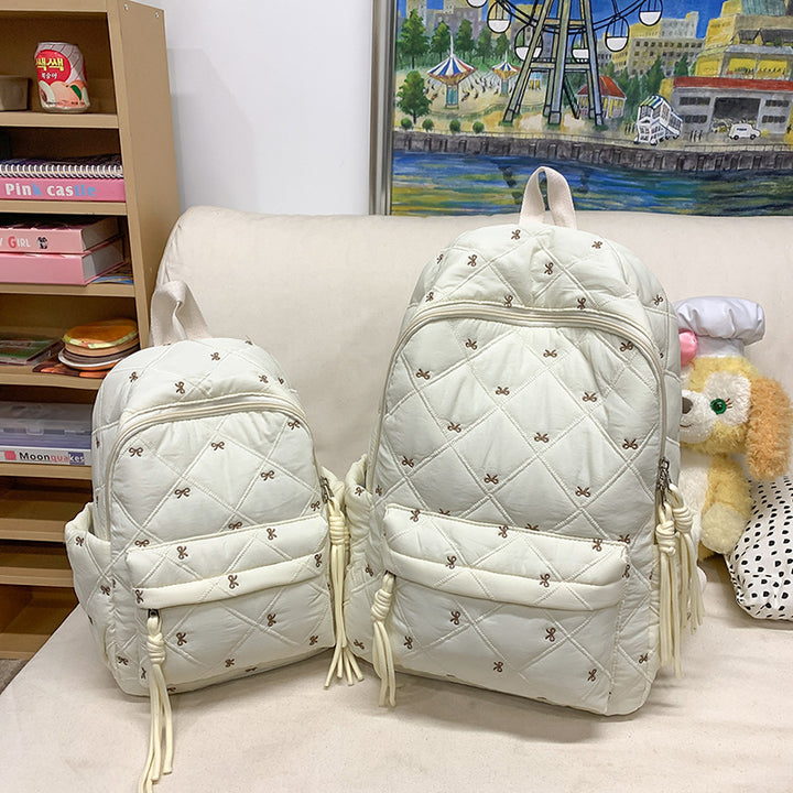 Gesteppt stilvolles Alltags-Rucksack Karnz