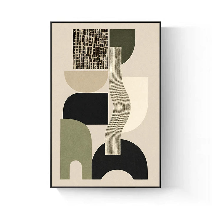 Abstrakte Geometrische Wandkunst Leinwand