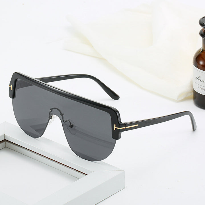 Zeitgenössische Voll-Rahmen Schildkröten-Sonnenbrille Karnz