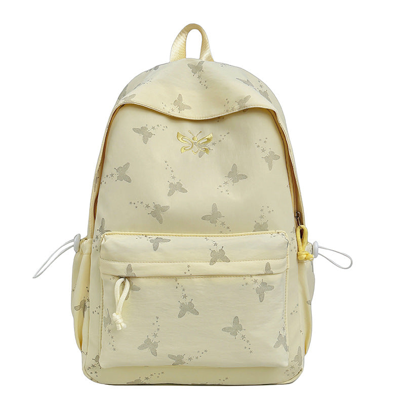 Stylischer Schmetterlingsdruck-Rucksack