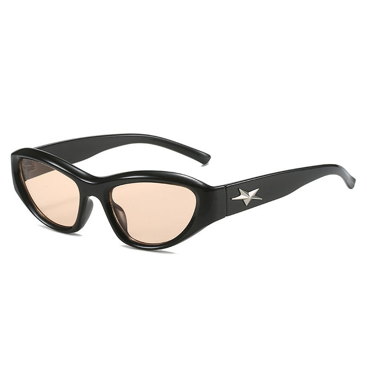 Retro-inspirierte Cat-Eye-Sonnenbrille Karnz
