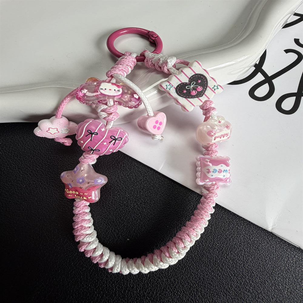 Verspielte Perlencharme-Handyband Karnz 1790134944