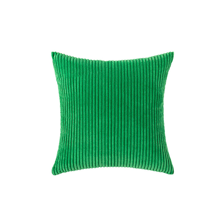 Corduroy Rippierter Quadratischer Akzentkissenbezug mit tiefem Kanaltextur und verdecktem Reißverschluss
