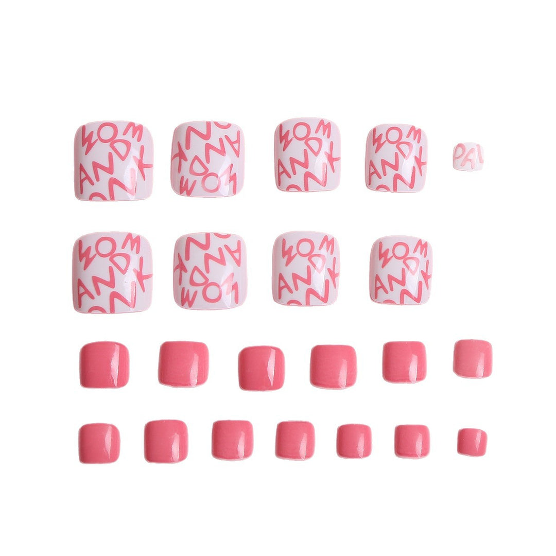 Floral Design Press-On Nagelset Karnz