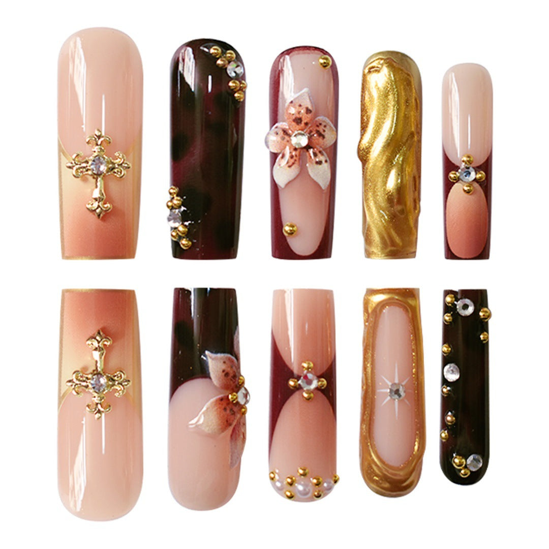 Ornate Press-On Nail Art Extensions Karnz