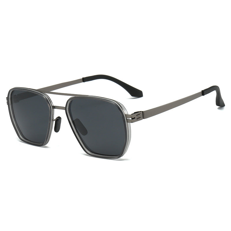 Damen moderne oversized quadratische Sonnenbrille Karnz