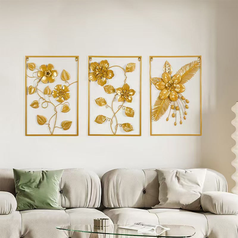 Floral Metal Wandkunst Karnz