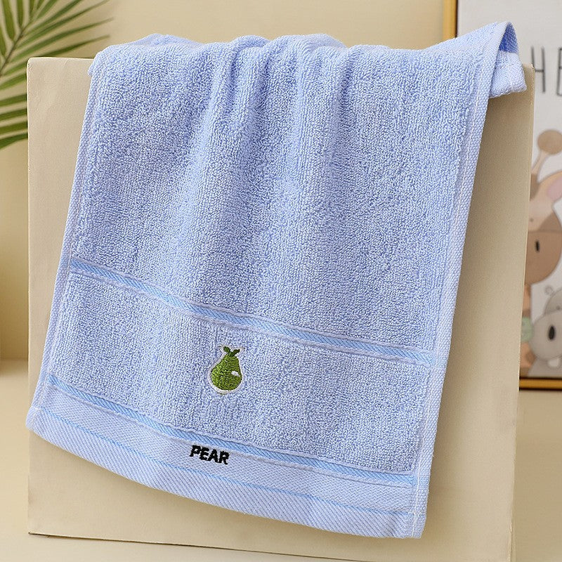 Damen Baumwollhandtuch mit frischem Birnenmotiv Karnz