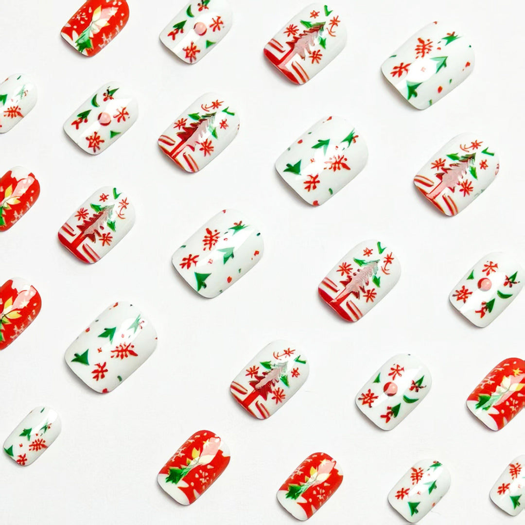 Kreative Weihnachtskunstnägel Karnz
