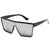 Damen futuristische Oversized Sonnenbrille Karnz