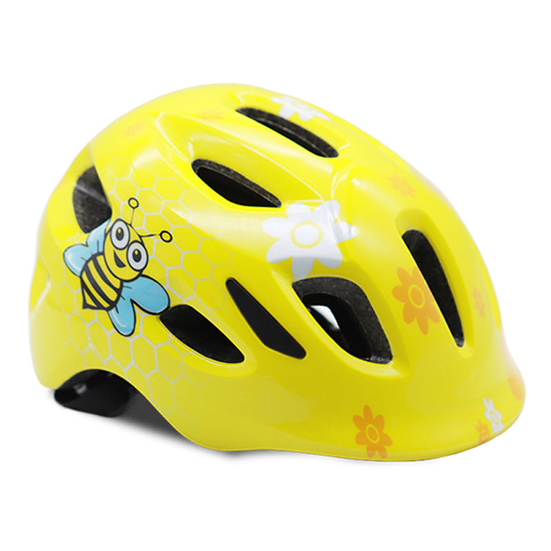 Kinder Fahrradhelm mit Lustigem Bienenmotiv Karnz