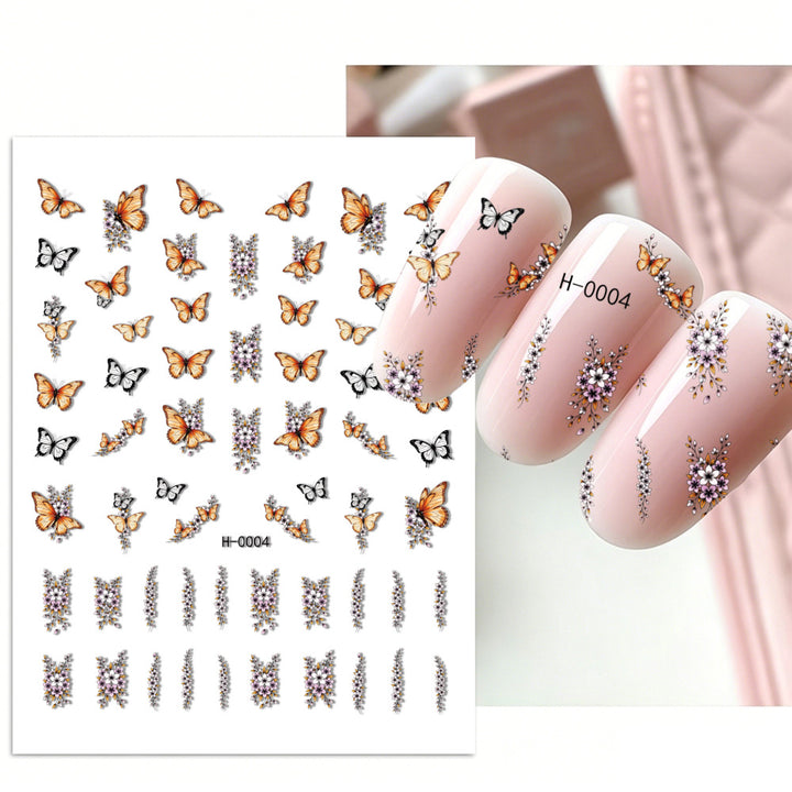 Kreative Nagelkunst Aufkleber