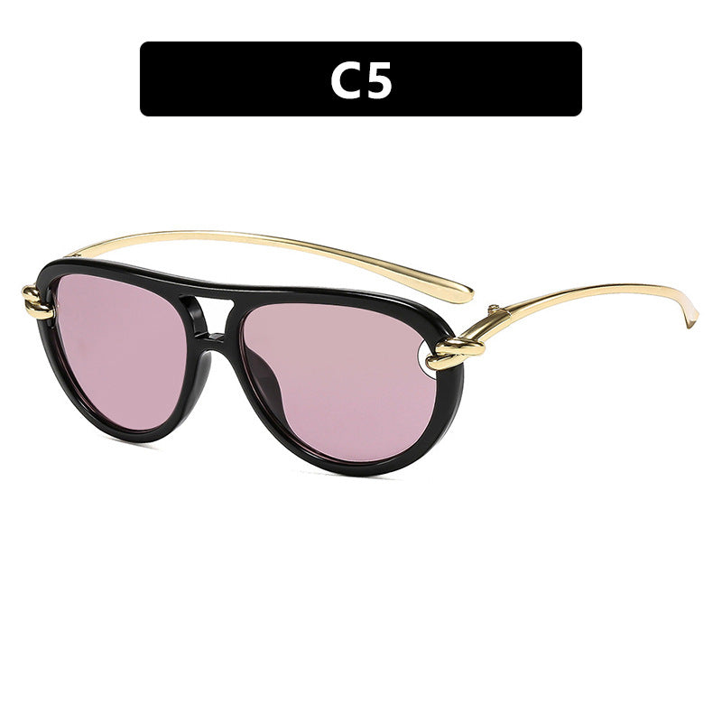 Damen Retro-Sonnenbrille mit elegantem Rahmen und polarisierten Gläsern Karnz