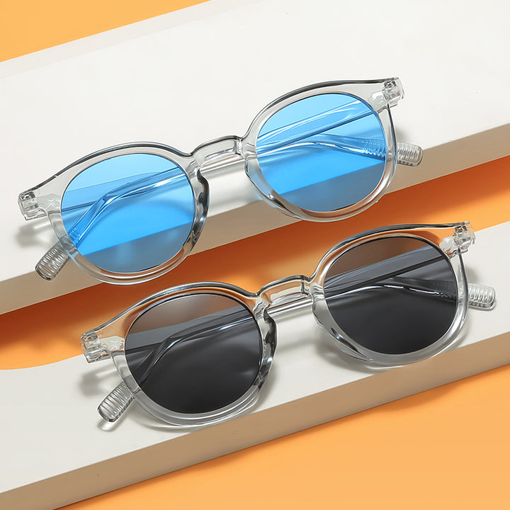 Retro-inspirierte runde Sonnenbrille Karnz