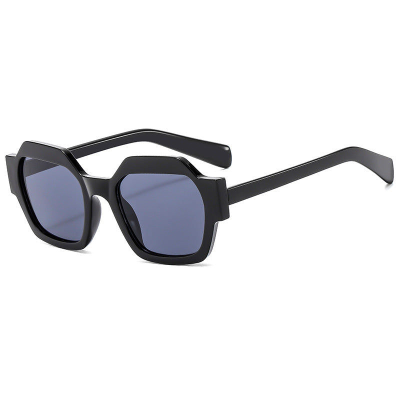 Damen Geometrische Sonnenbrille mit modernem Rahmen und UV-Schutz Karnz