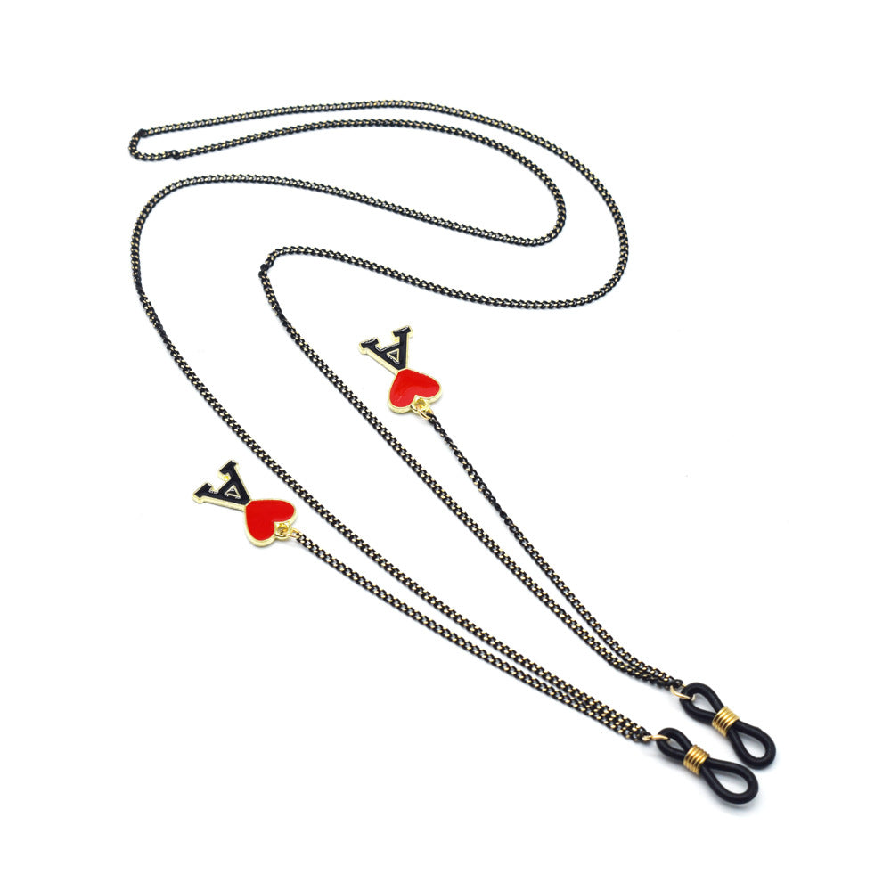 Geometrische Minimalistische Brillen Kette Karnz