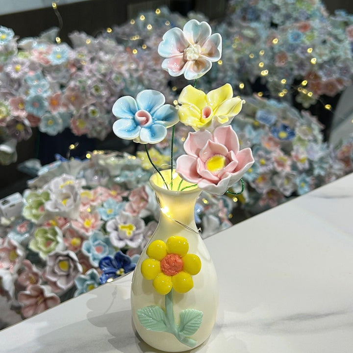 Dekorativer Keramikk Blumen Vase