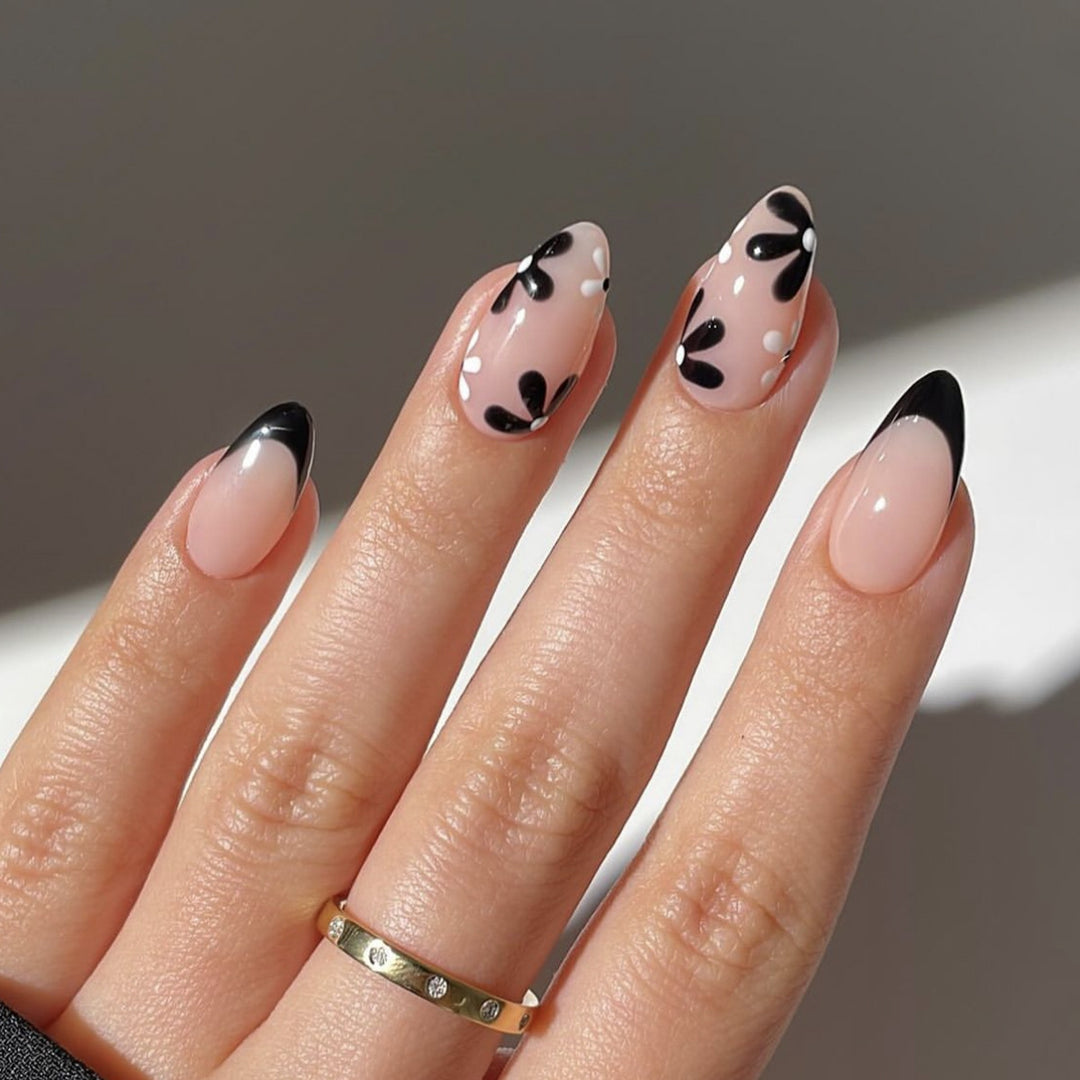 Künstlerische Florale-Kreative Nagelverlängerungen