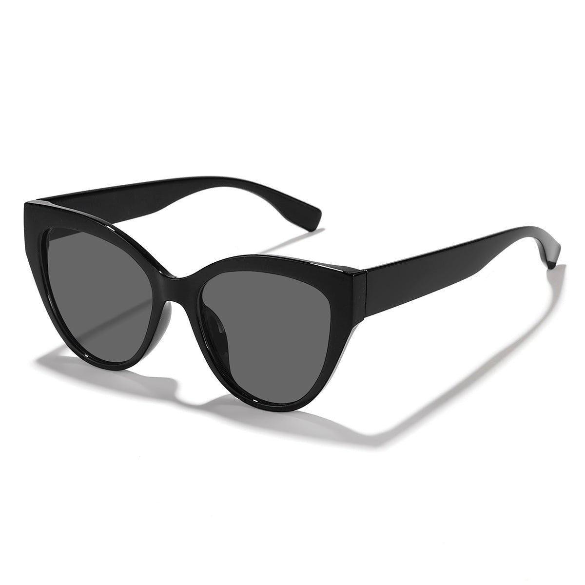 Damen trendige Katzenaugen Sonnenbrille mit hochwertigem Rahmen Karnz